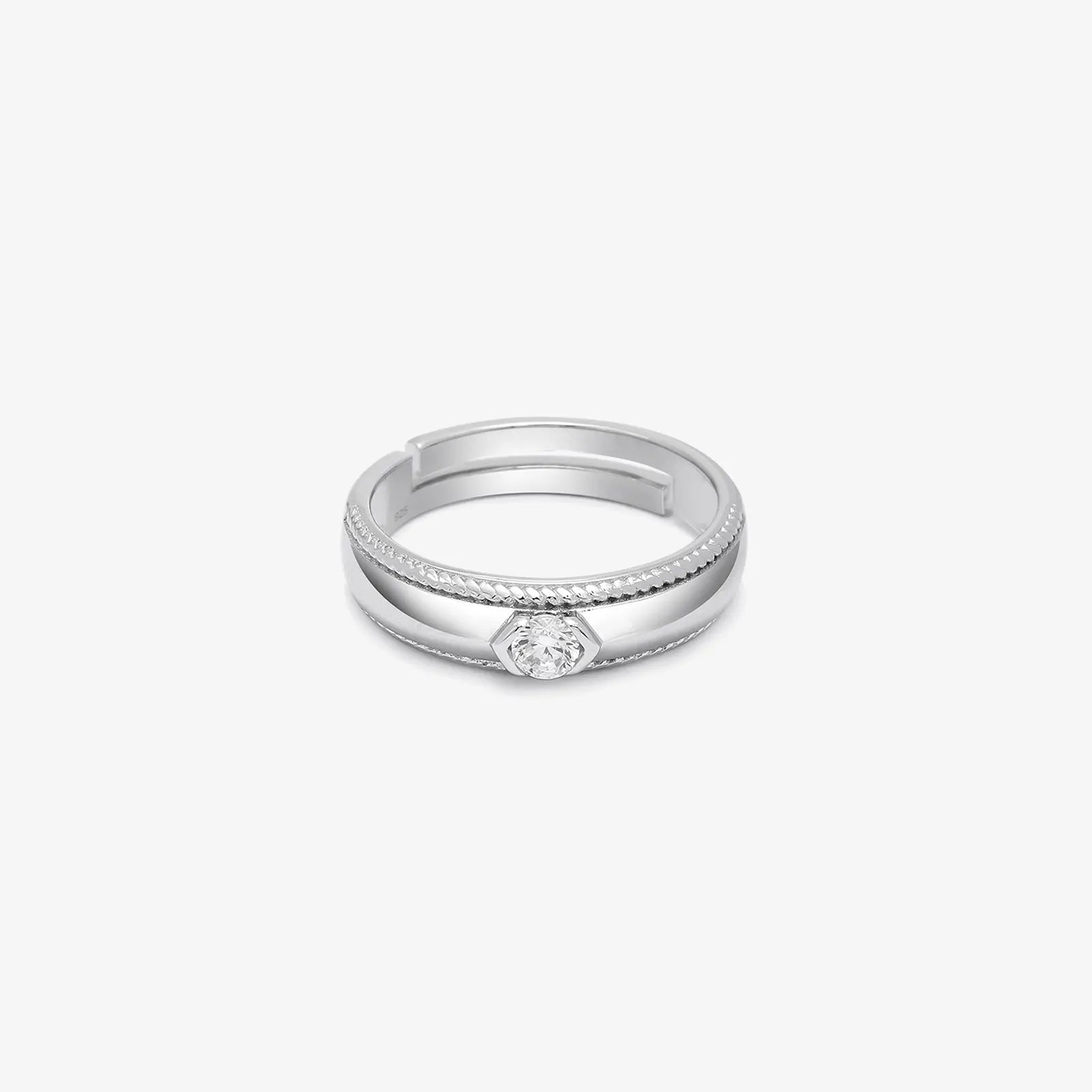 Classic CZ Silver Ring for Women - Tweov Jewels