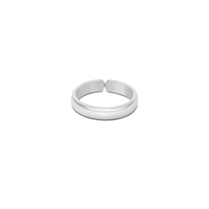 925 Sterling Silver Shiny Toe Ring - Tweov Jewels