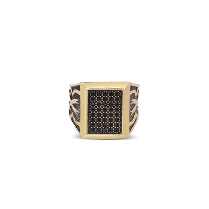 Gold Plated Silver Solitaire Ring for Women - Tweov Jewels
