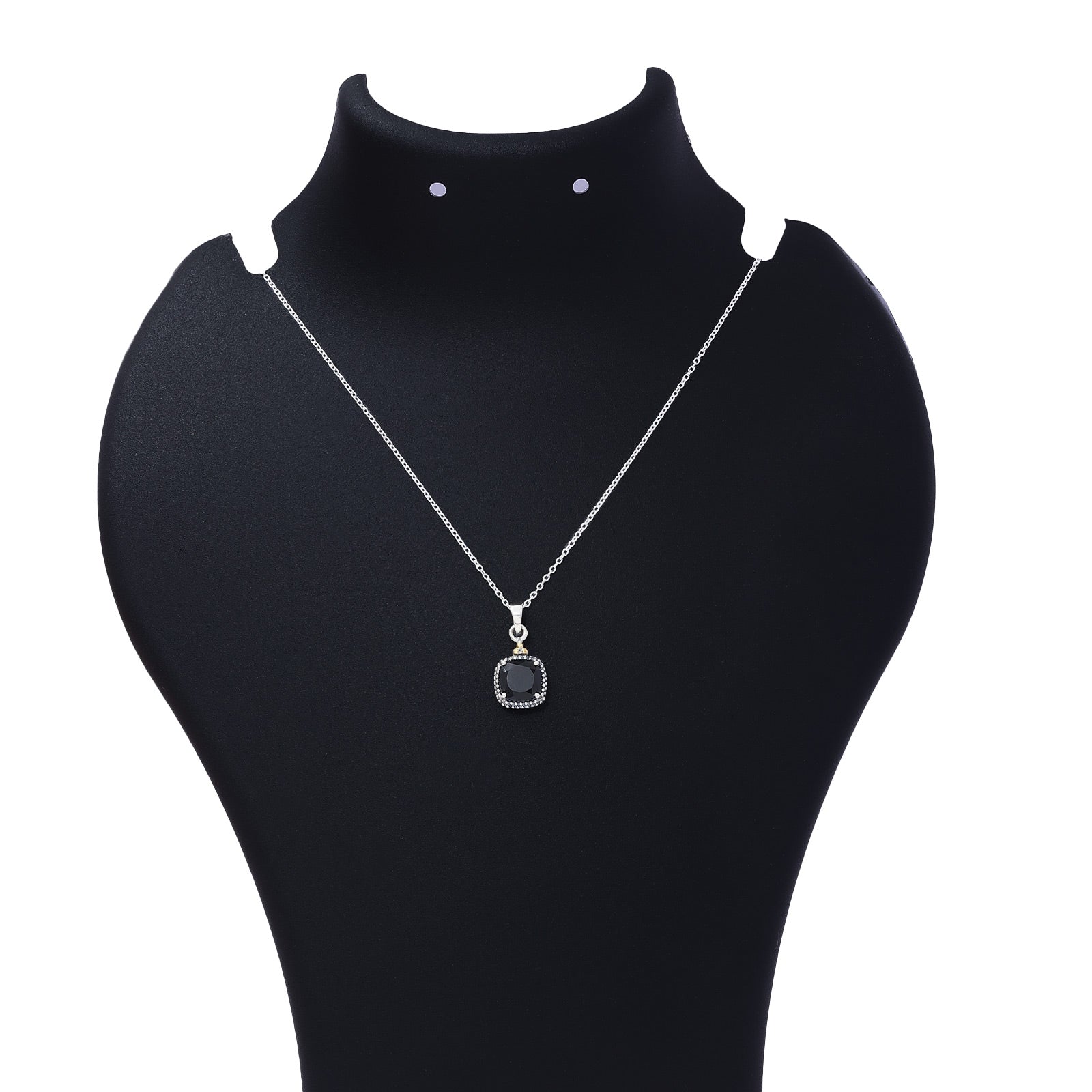 Pure Silver Necklace - Bold & Boho With Black Onyx - Tweov Jewels