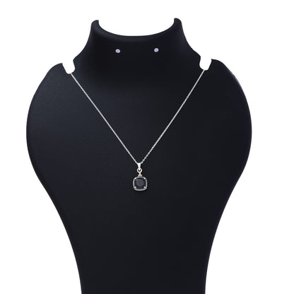 Pure Silver Necklace - Bold & Boho With Black Onyx - Tweov Jewels