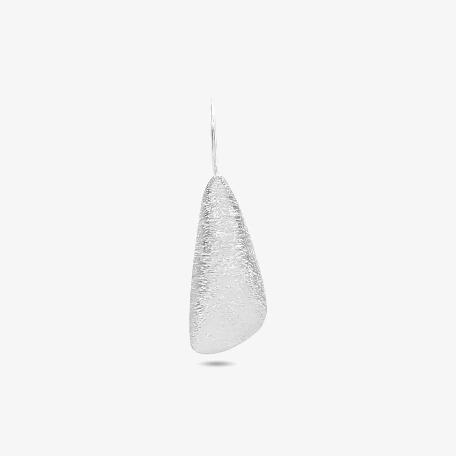 Feather Design Silver Drop Earrings - Tweov Jewels