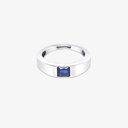 Silver Blue Stone Ring for Women - Tweov Jewels