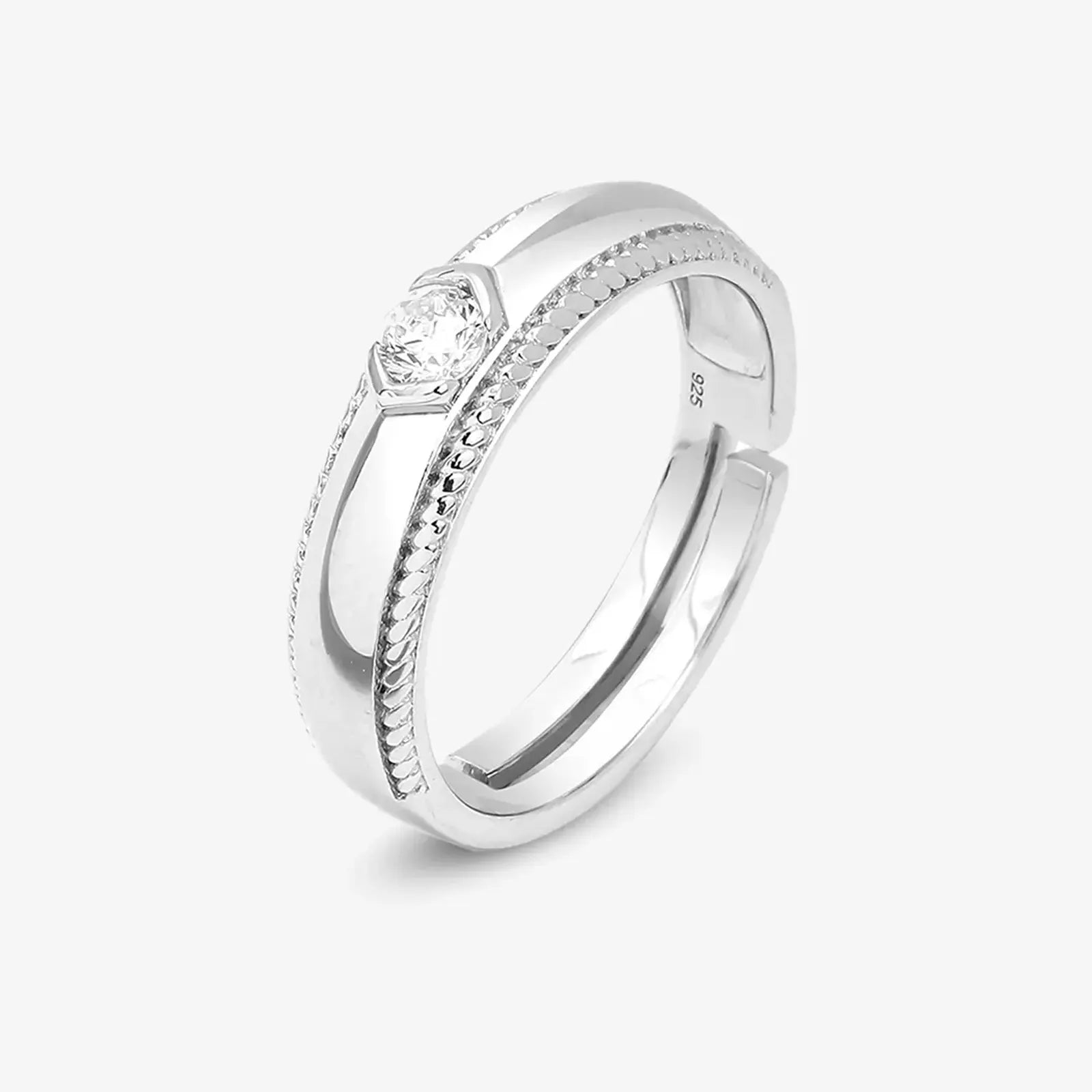 Classic CZ Silver Ring for Women - Tweov Jewels
