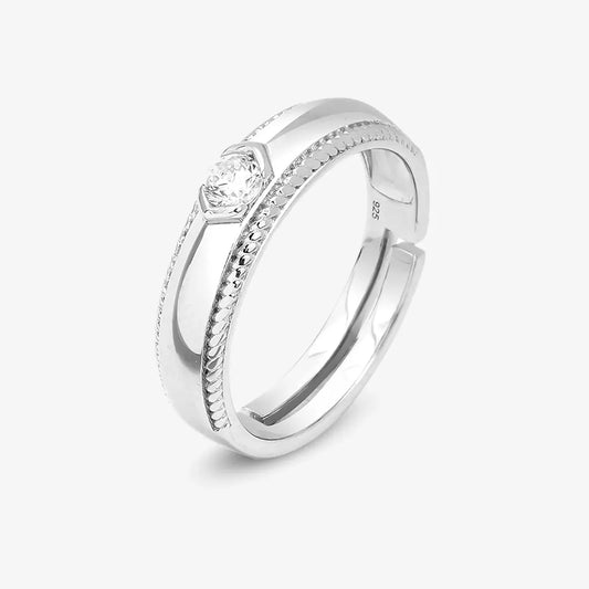 Classic CZ Silver Ring for Women - Tweov Jewels
