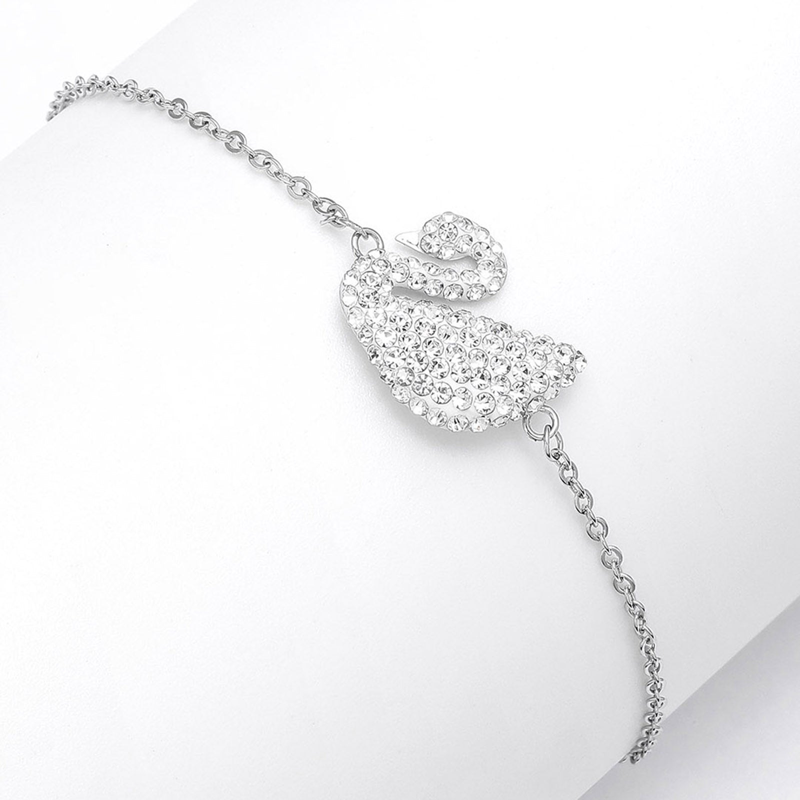 Swan Design Silver Bracelet - Tweov Jewels