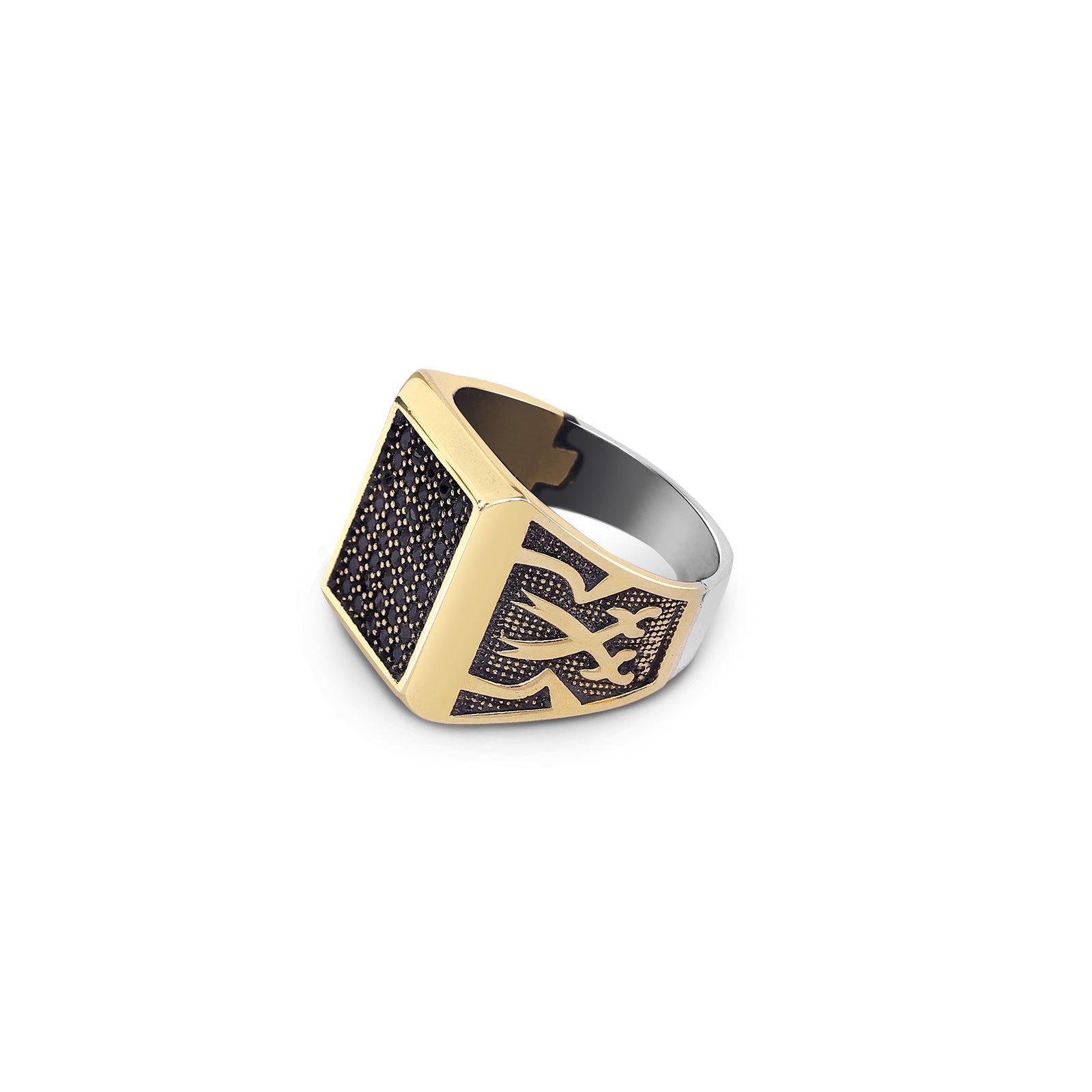 Gold Plated Silver Solitaire Ring for Women - Tweov Jewels