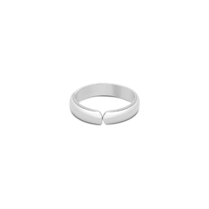 925 Sterling Silver Shiny Toe Ring - Tweov Jewels