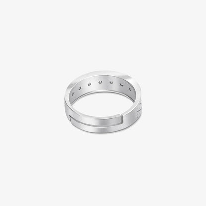 Stone Lattice Band Ring For Men - Tweov Jewels