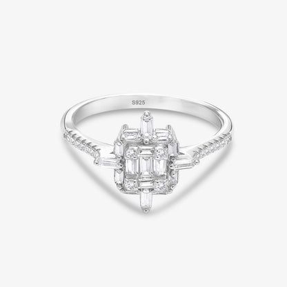 CZ Cocktail Halo Ring for Women - Tweov Jewels