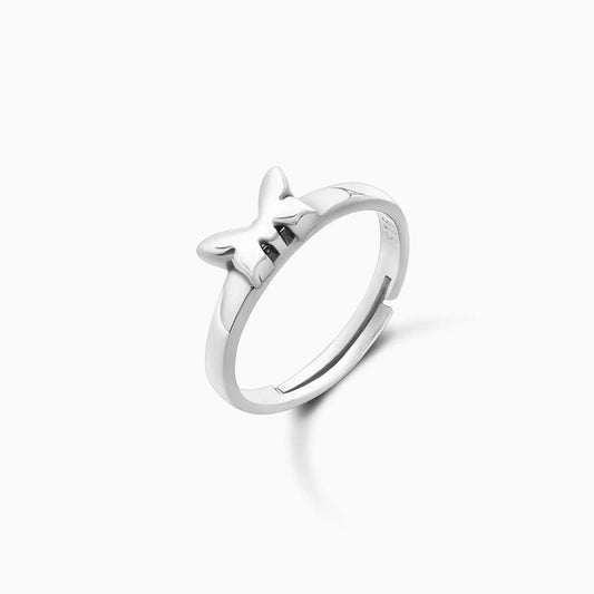Silver Butterfly Design Ring - Tweov Jewels