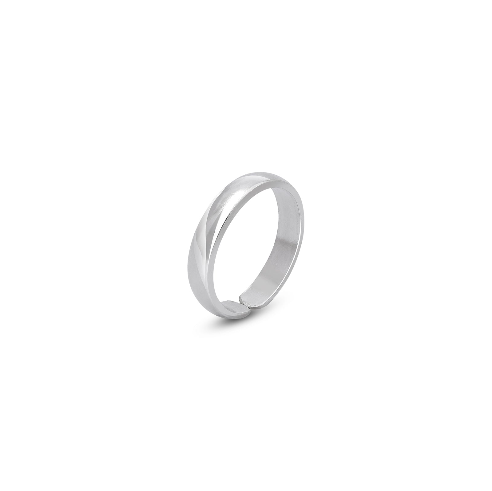 925 Sterling Silver Shiny Toe Ring - Tweov Jewels