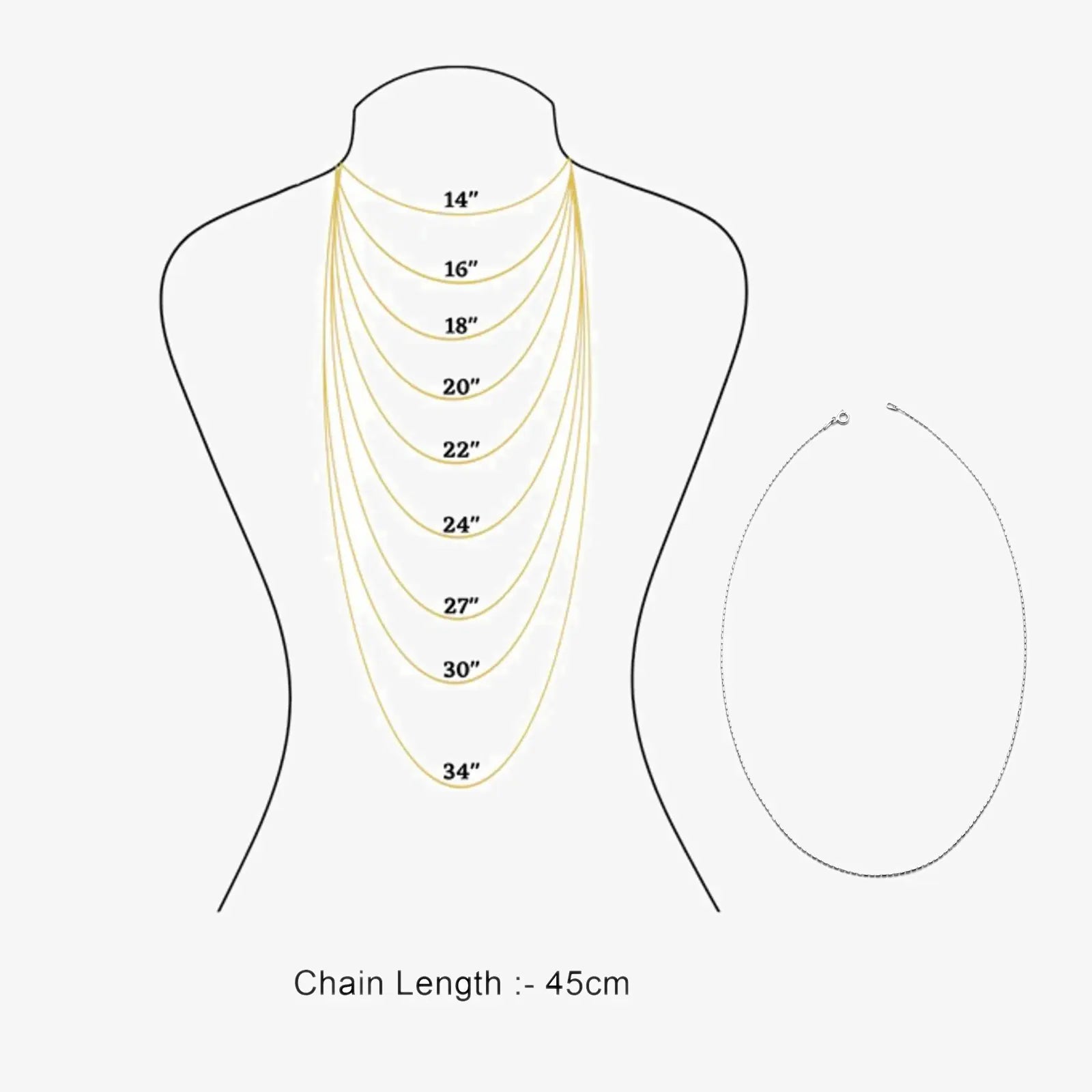 Long Ball Beaded Silver Chain