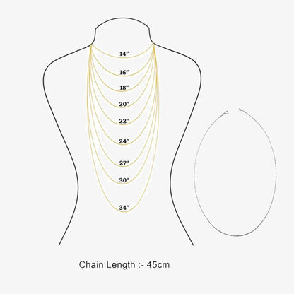 Long Ball Beaded Silver Chain