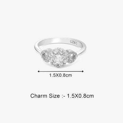 CZ Cluster Ring for Women