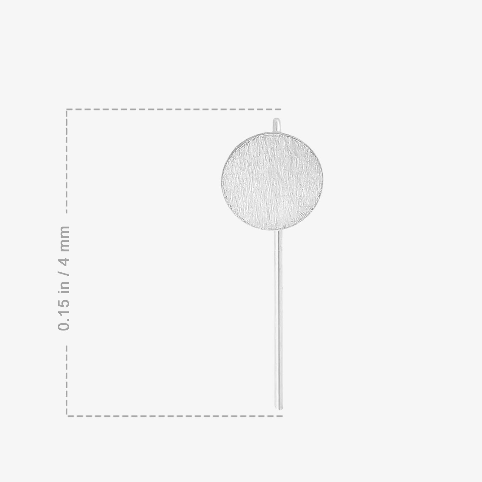 Long Solid Bar Silver Earrings - Tweov Jewels