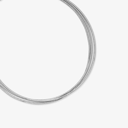 Classic Silver Triple Layer Chain Anklet