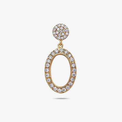 Pure Silver Earrings - Made With Rich CZ Stone - Tweov Jewels