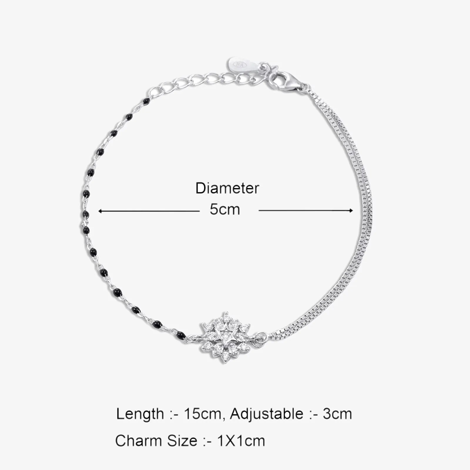 Exquisite Silver Floral Chain Bracelet - Tweov Jewels