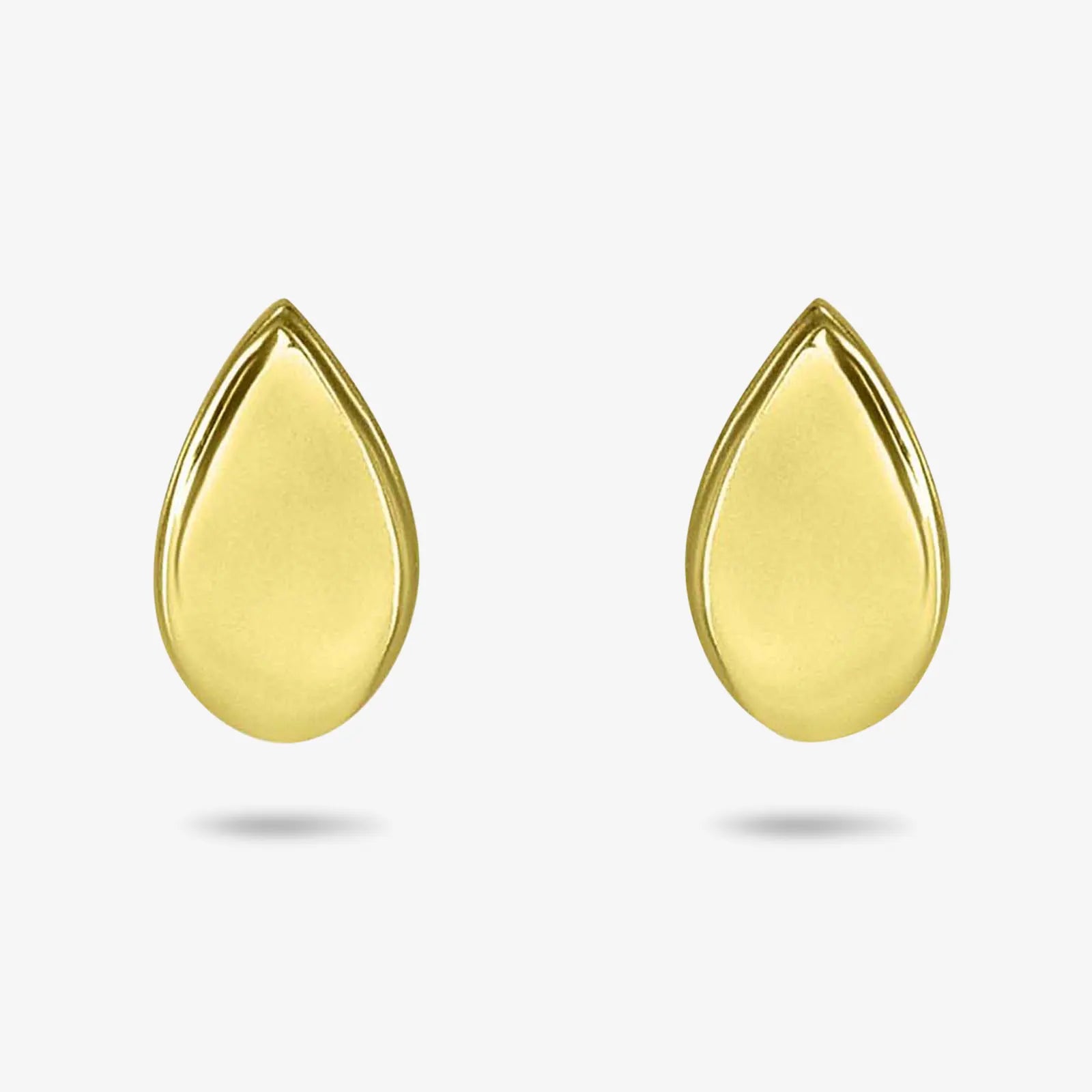 Pure Silver Earrings - 2 in 1 Dew Drop Model With Gold Finish - Tweov Jewels