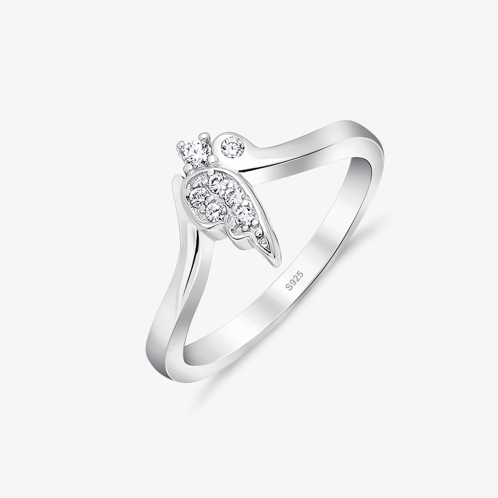 Butterfly Wings Silver Ring - Tweov Jewels