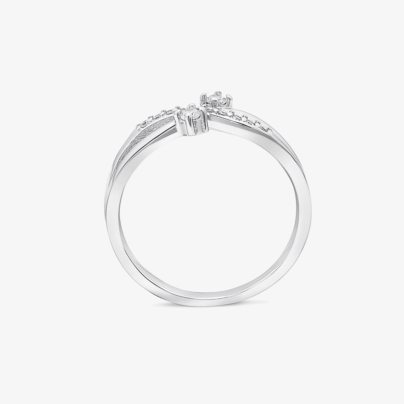 Infinity Cut Silver Ring - Tweov Jewels