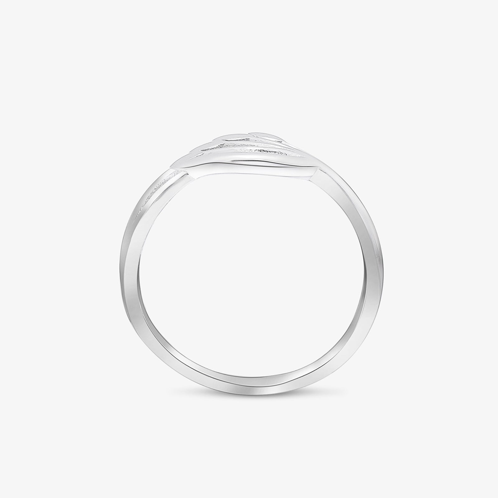 Wavy Petal Silver Ring - Tweov Jewels