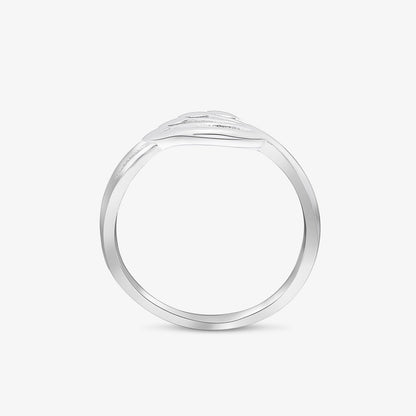 Wavy Petal Silver Ring - Tweov Jewels