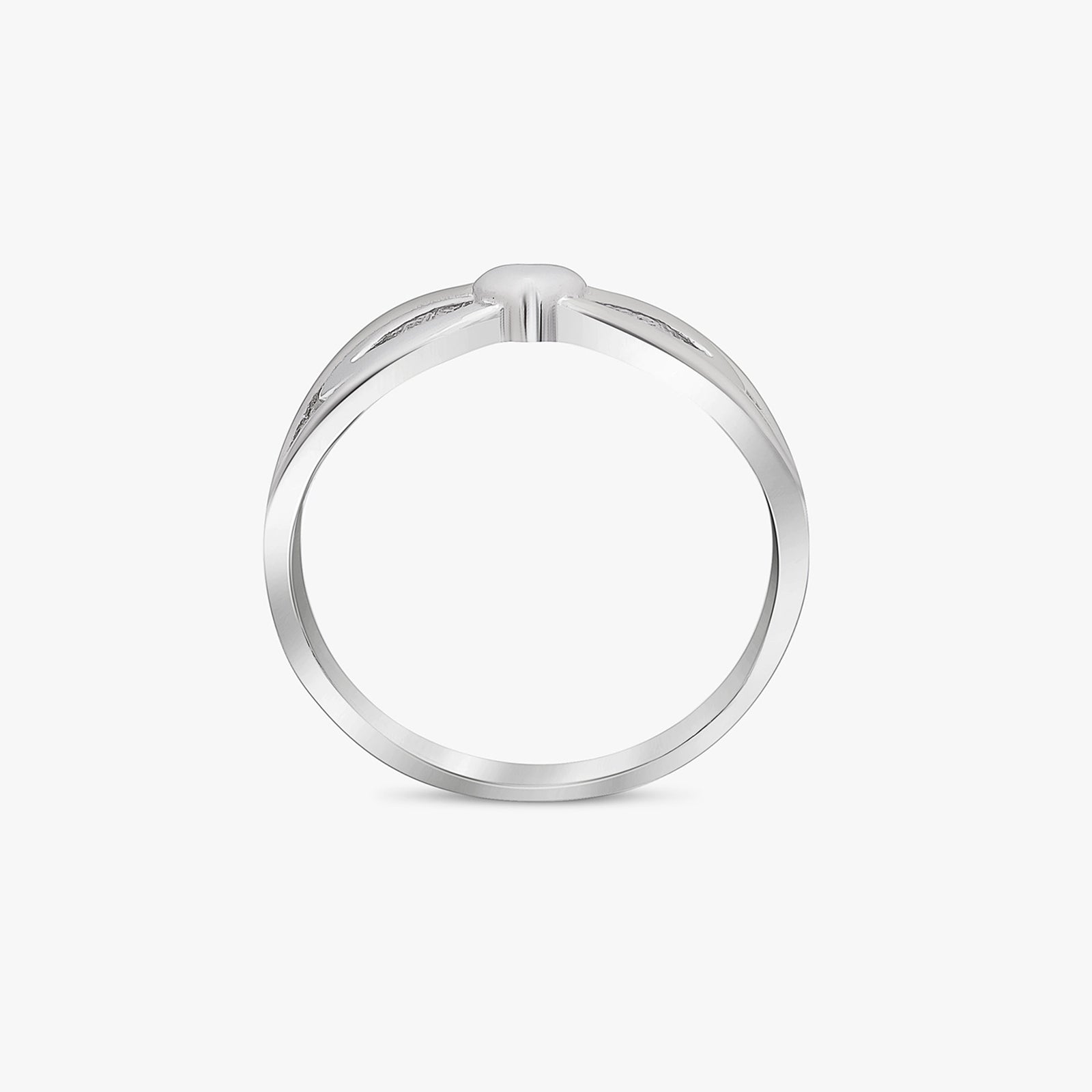 Silver Knotted Heart Ring - Tweov Jewels