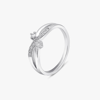 Infinity Cut Silver Ring - Tweov Jewels