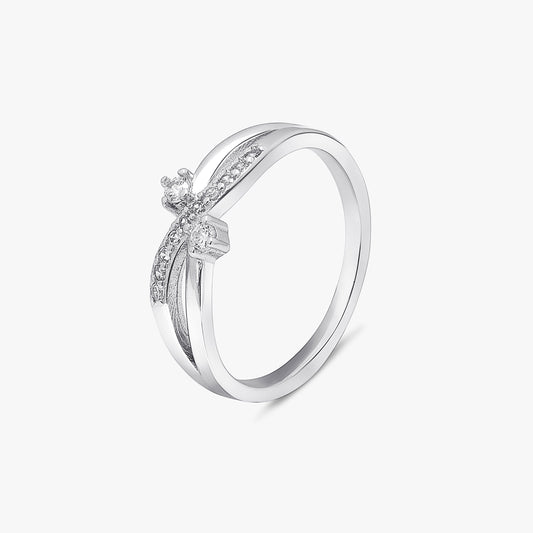Infinity Cut Silver Ring - Tweov Jewels
