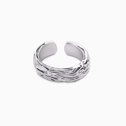 Pure 925 Silver Ring - Adjustable Engraved Band - Tweov Jewels