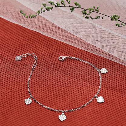 925 Sterling Silver Leaf Chain Bracelet  – Nature Inspired - Tweov Jewels