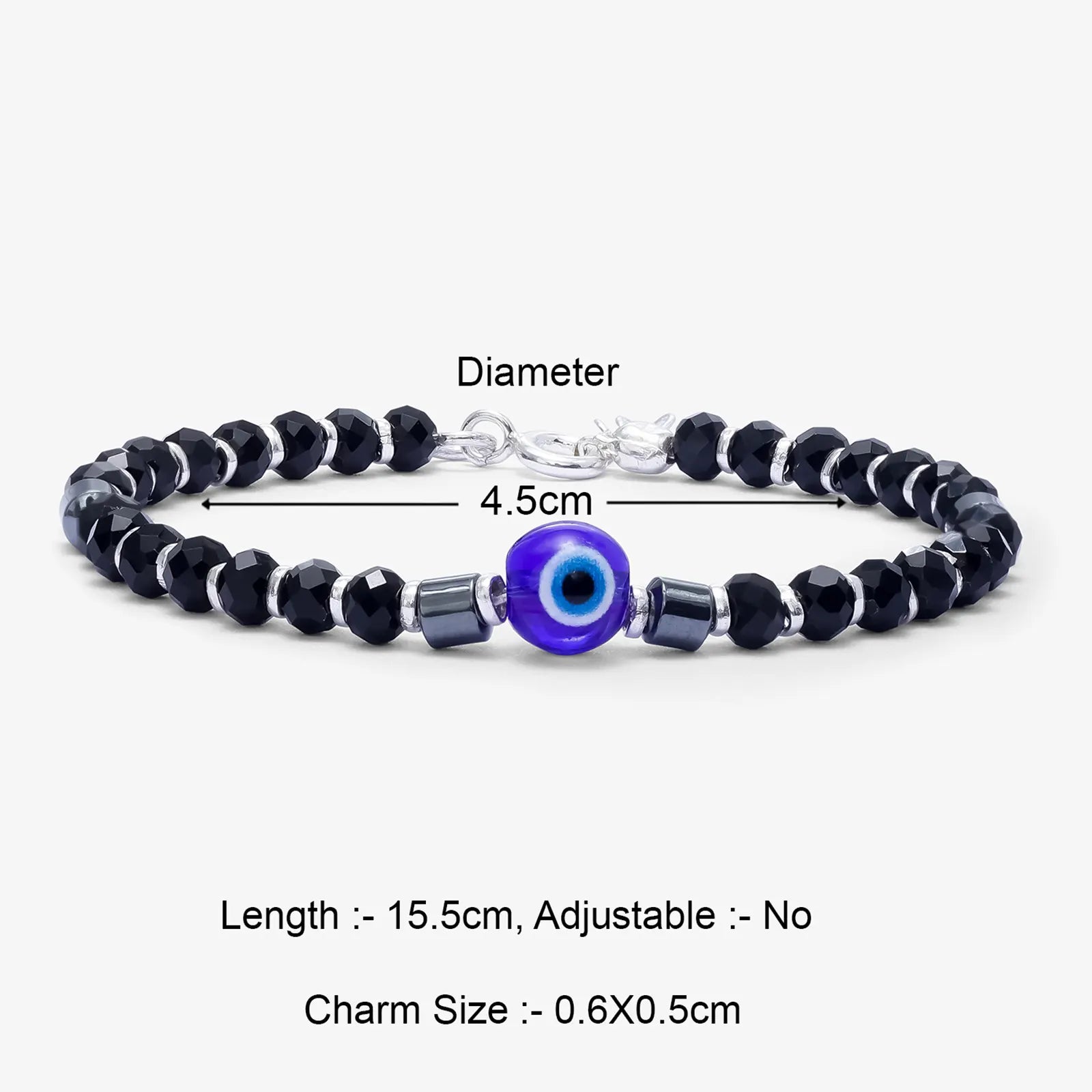 Evil Eye Silver Bracelet for Kids - Tweov Jewels