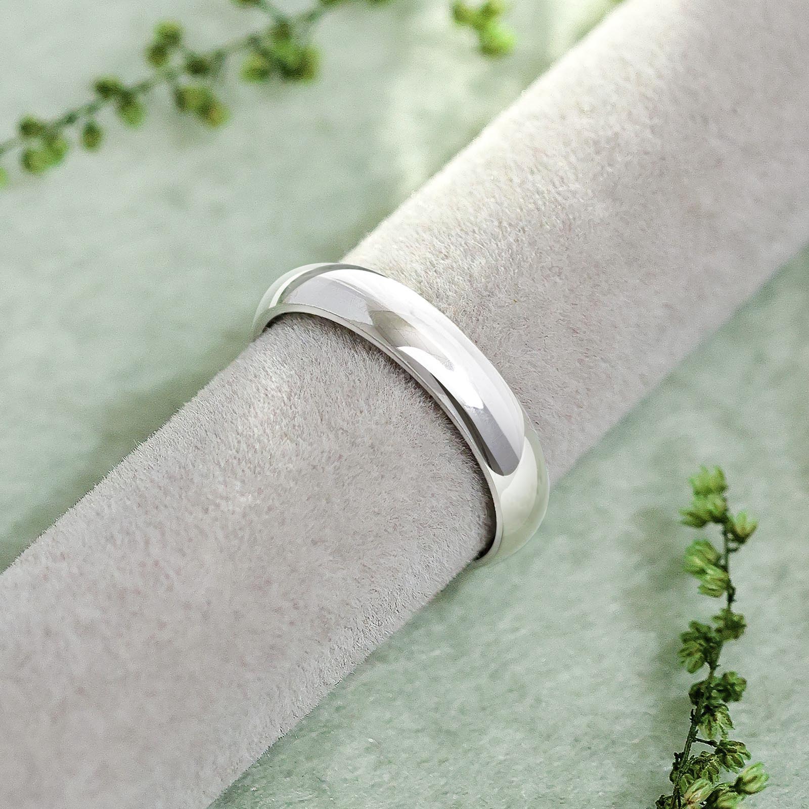 925 sterling silver plain classic ring for men - Tweov Jewels