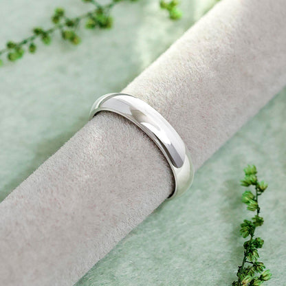 925 sterling silver plain classic ring for men - Tweov Jewels