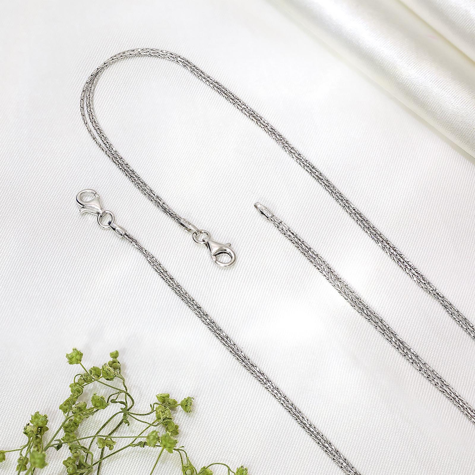 Triple Layer Snake Silver Chain Anklet - Tweov Jewels
