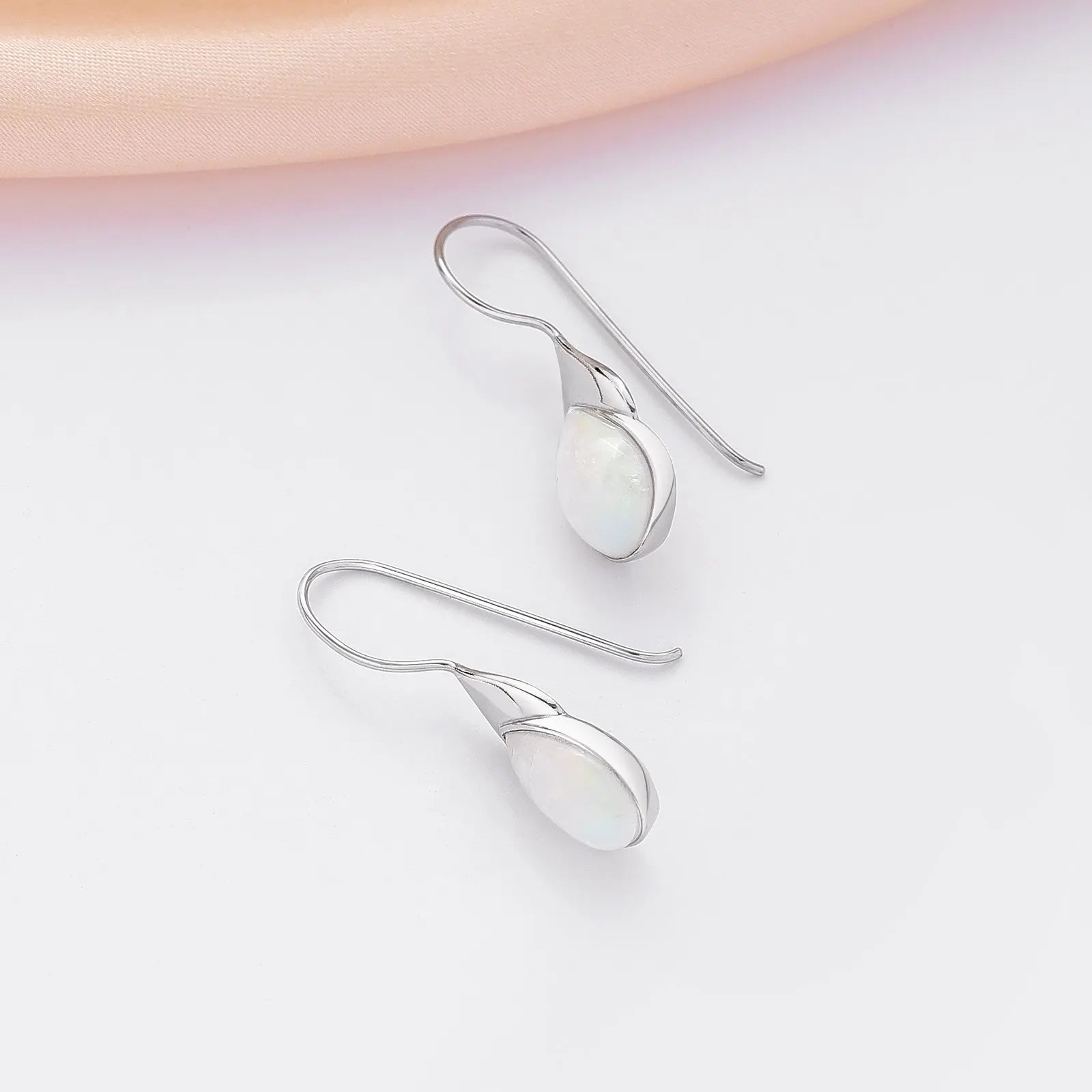 Drop Leaf Silver Earrings - Tweov Jewels