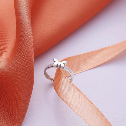 Silver Butterfly Design Ring - Tweov Jewels