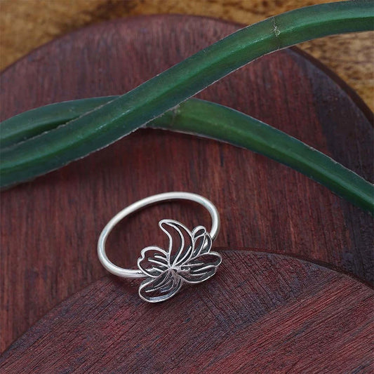 Pure Silver Ring - Made With Angel Wings - Tweov Jewels