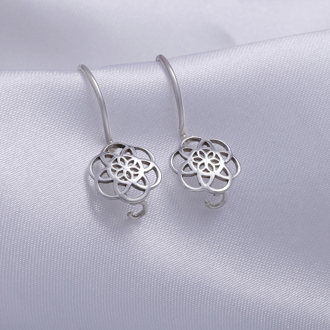 Daily Cosmos Simple Silver Earrings - Tweov Jewels
