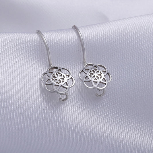 Daily Cosmos Simple Silver Earrings - Tweov Jewels