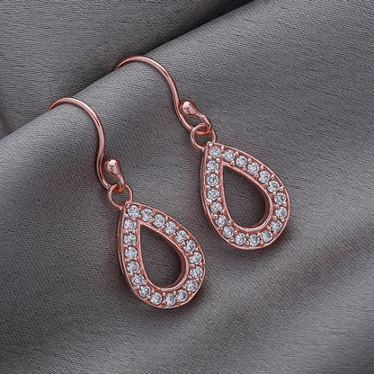 Pure Silver Earrings - Enriched With CZ Stones - Tweov Jewels