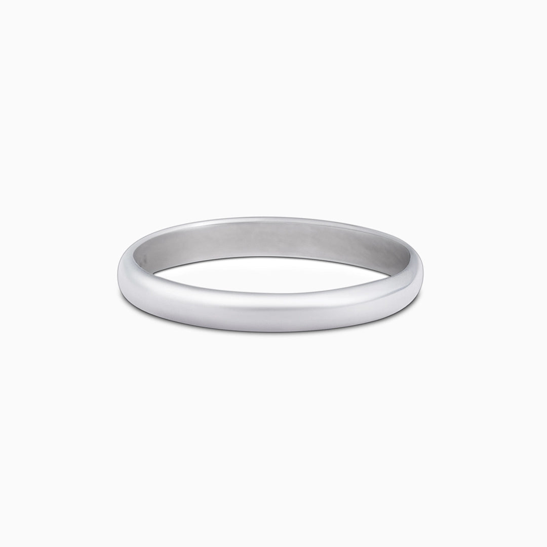 Pure 925 Silver Ring - Eternal Heartfelt Plain Model - Tweov Jewels