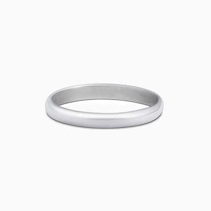 Pure 925 Silver Ring - Eternal Heartfelt Plain Model - Tweov Jewels