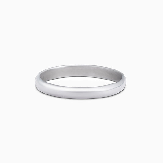 Pure 925 Silver Ring - Eternal Heartfelt Plain Model - Tweov Jewels