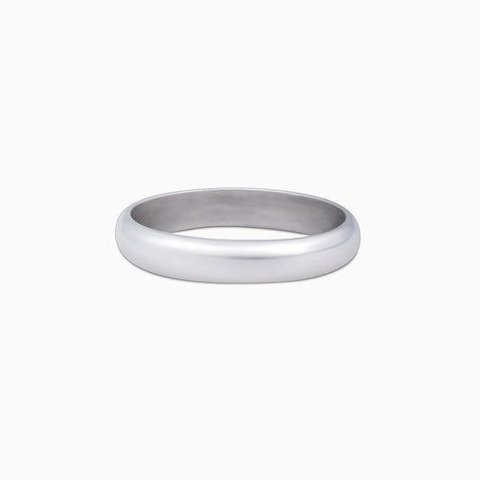 Pure Silver Ring - Hidden Promising Plain Design - Tweov Jewels