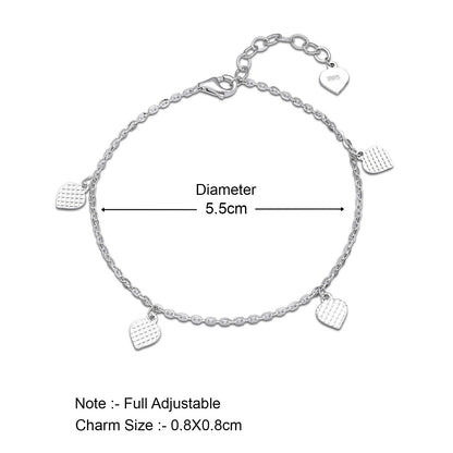 925 Sterling Silver Leaf Chain Bracelet  – Nature Inspired - Tweov Jewels