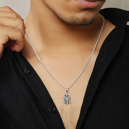Pure Silver Tirupati Balaji Pendant - Tweov Jewels