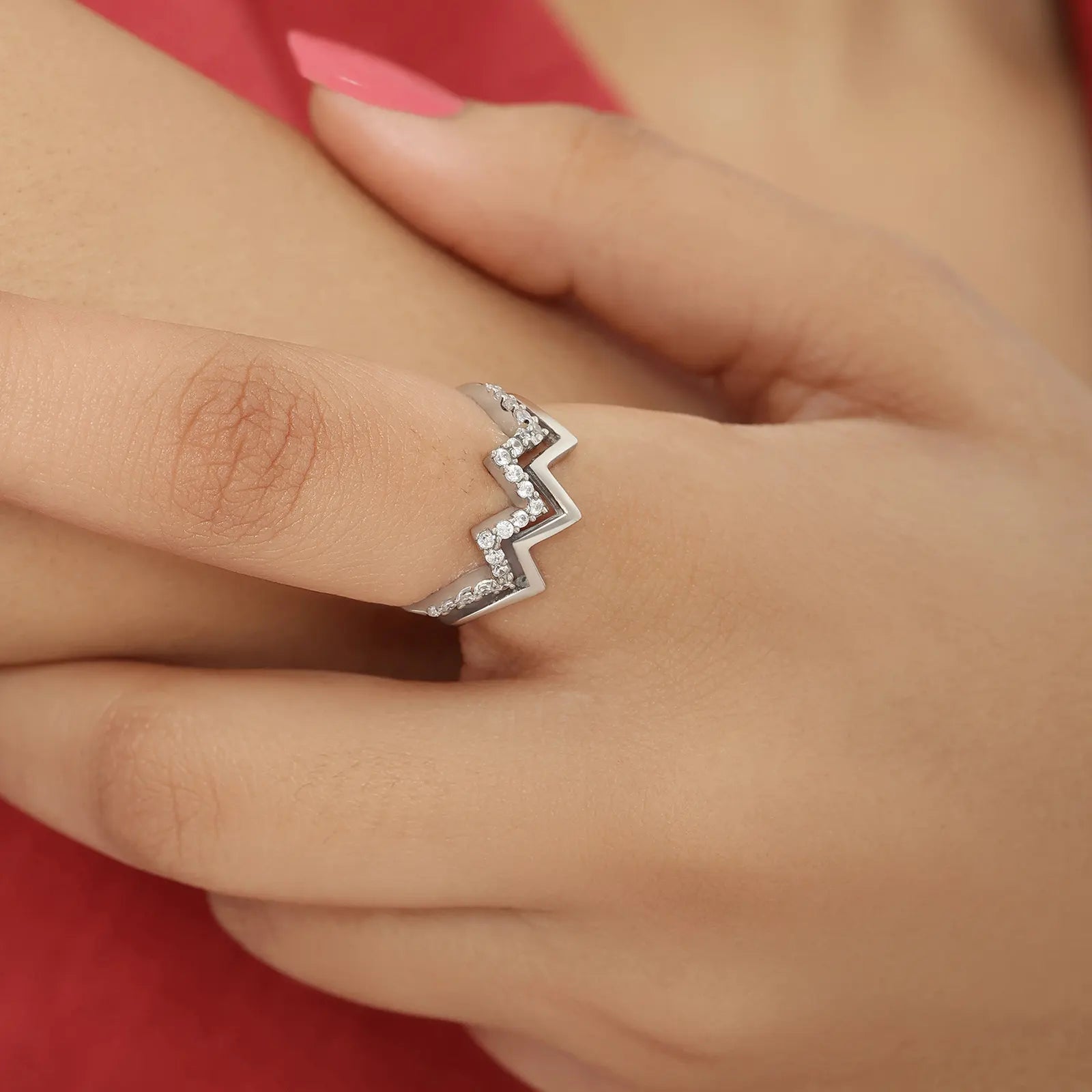 Silver Wave Ring for Women - Tweov Jewels